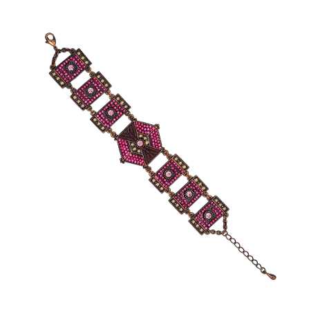Armband Kupfer und Rottöne